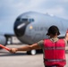 KC-135 Stratotanker aircraft departs from MacDill