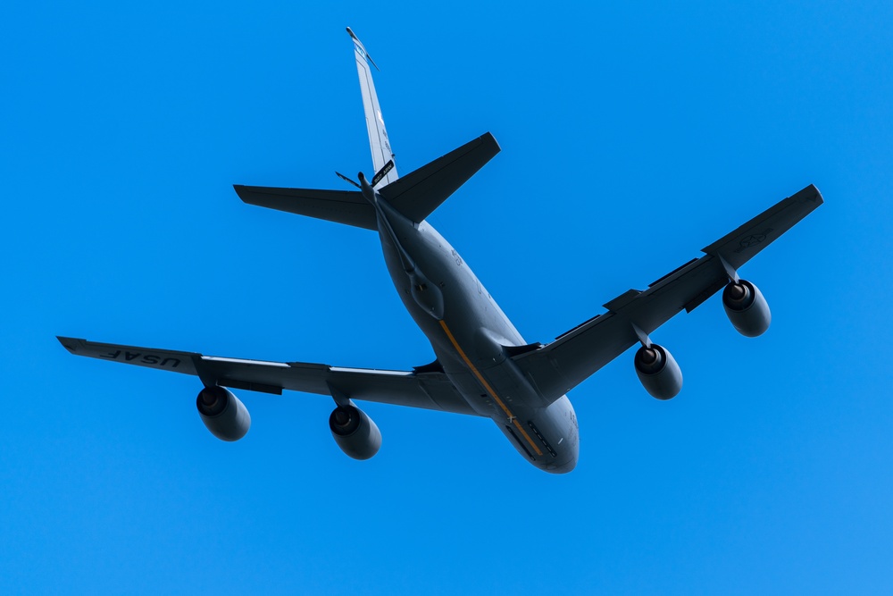 KC-135 Stratotanker aircraft departs from MacDill