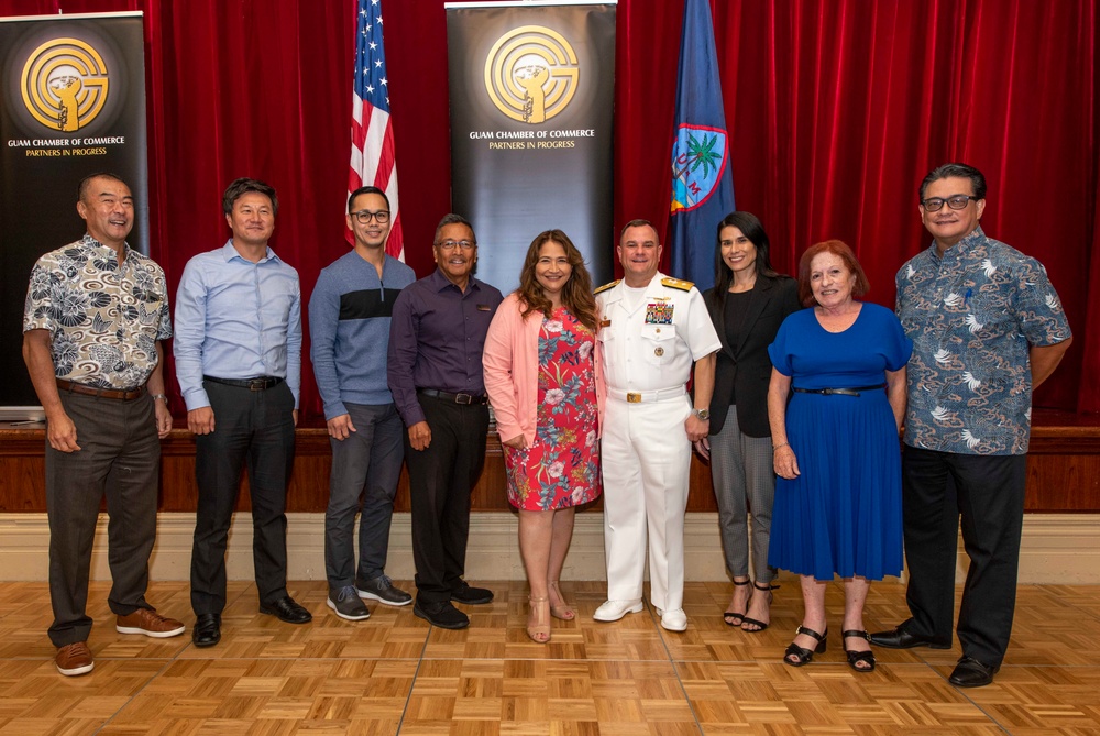 JRM Commander Speaks at Guam Chamber of Commerce