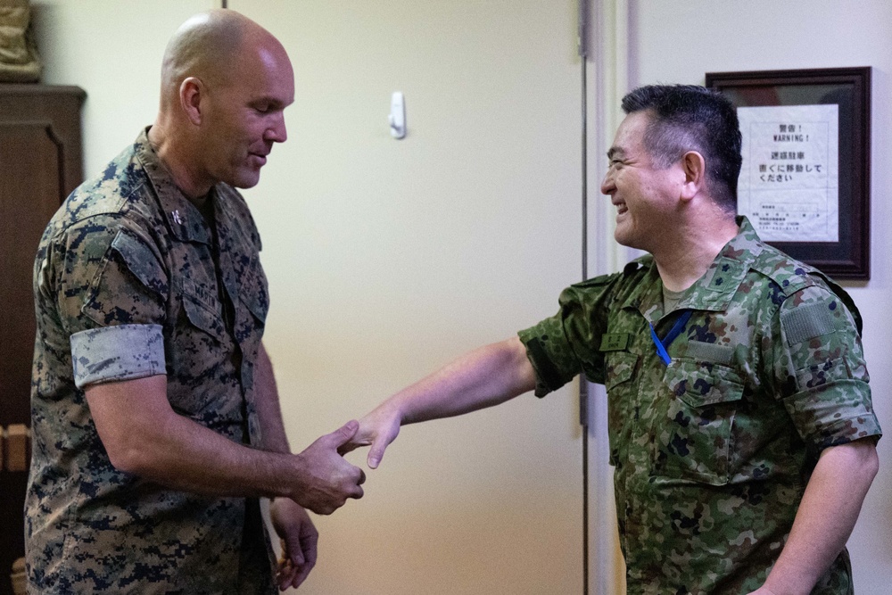 Maj. Gen. Adachi Visits III MIG