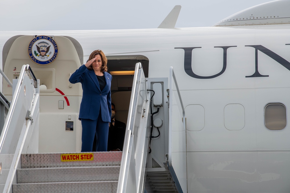 Vice President Harris departs Japan