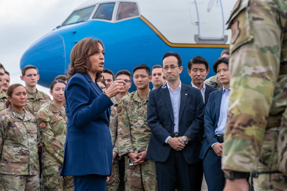 Vice President Harris departs Japan