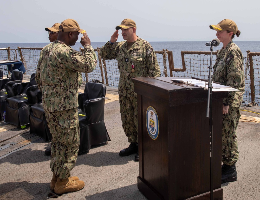 USS Nitze Change of Command