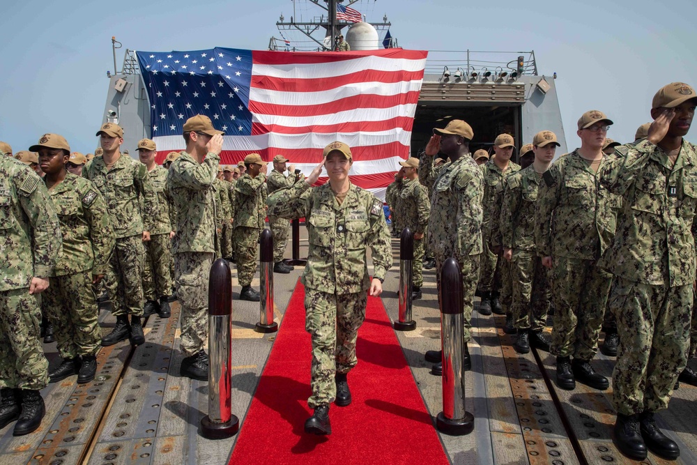 USS Nitze Change of Command