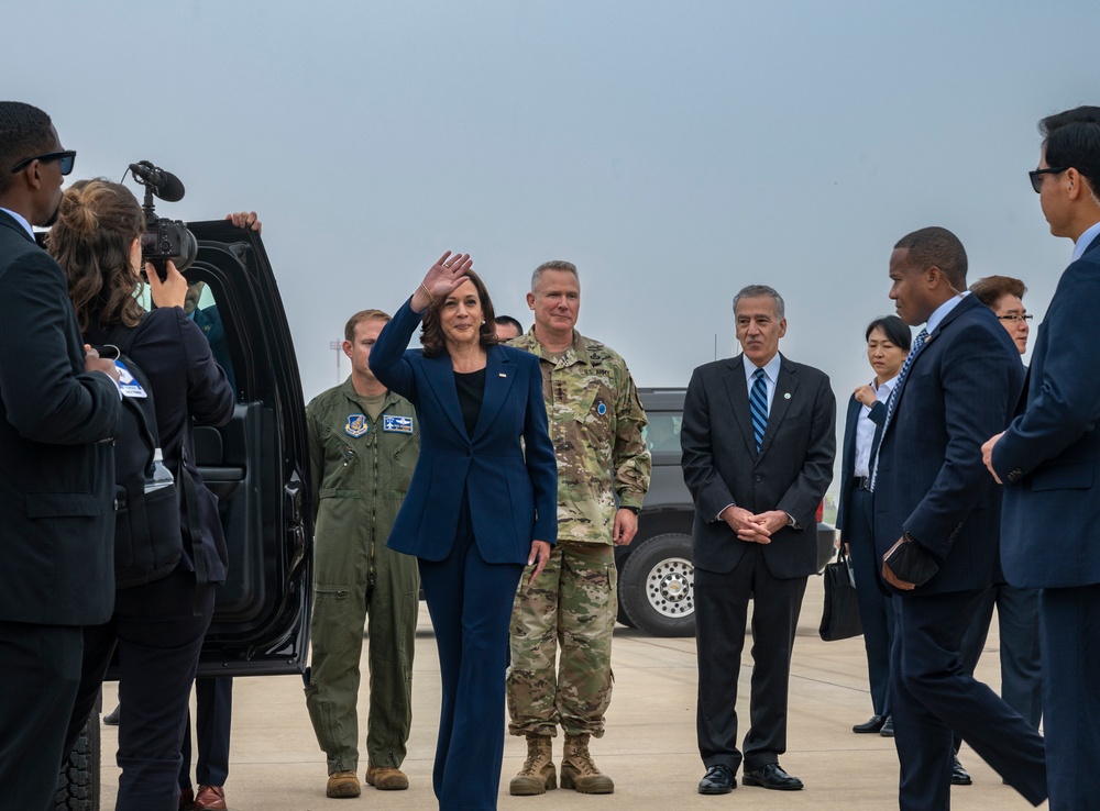 Vice President Harris ends Asia trip in South Korea