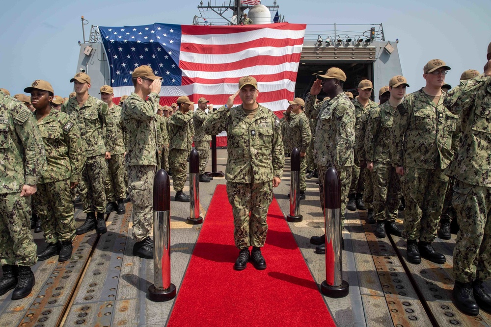 USS Nitze Change of Command