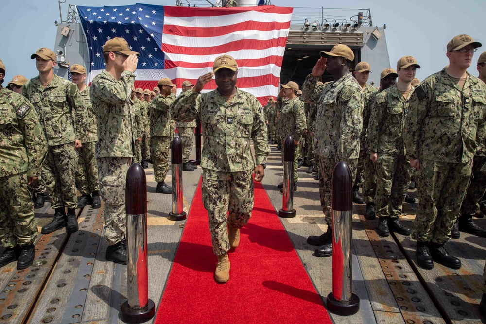 USS Nitze Change of Command