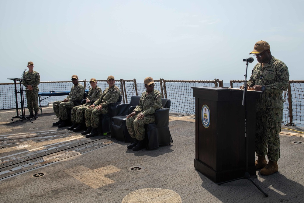 USS Nitze Change of Command