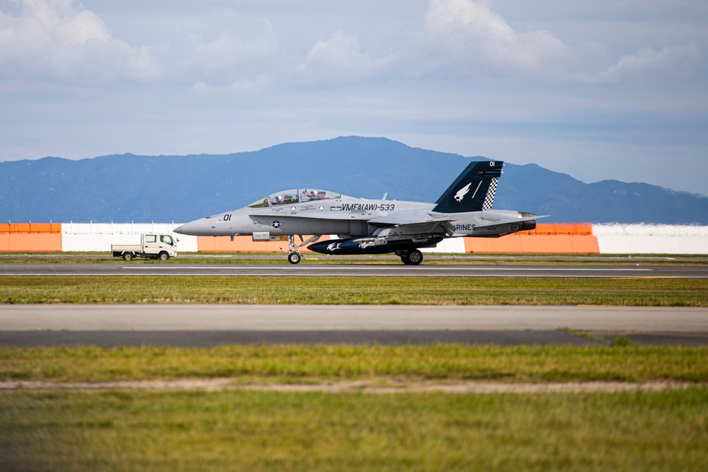 MAG-12 conducts live-fire training over Japanese Sea