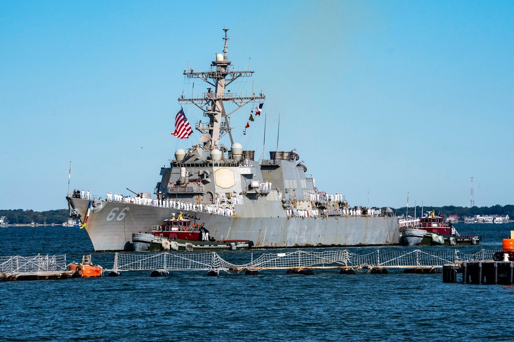 USS Gonzalez Returns to Homeport