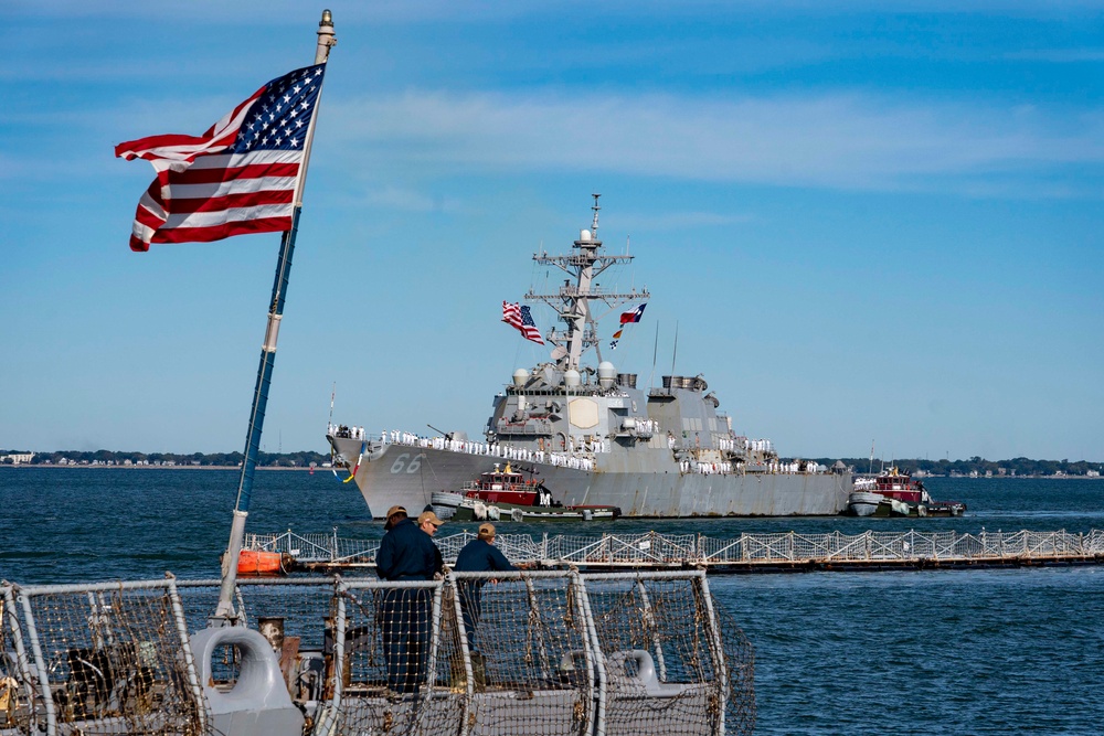 USS Gonzalez Returns to Homeport