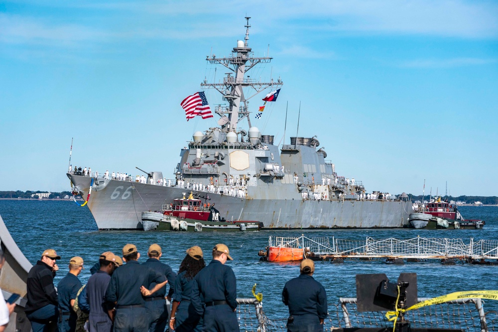 USS Gonzalez Returns to Homeport