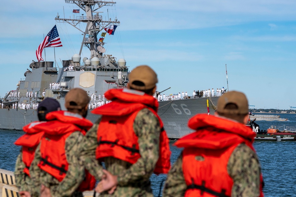 USS Gonzalez Returns to Homeport