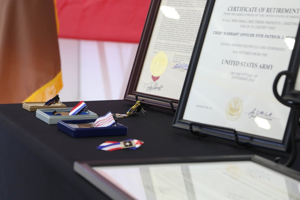 Chief Warrant Officer 5 (CW5) Patrick J. Muenks Retirement Ceremony