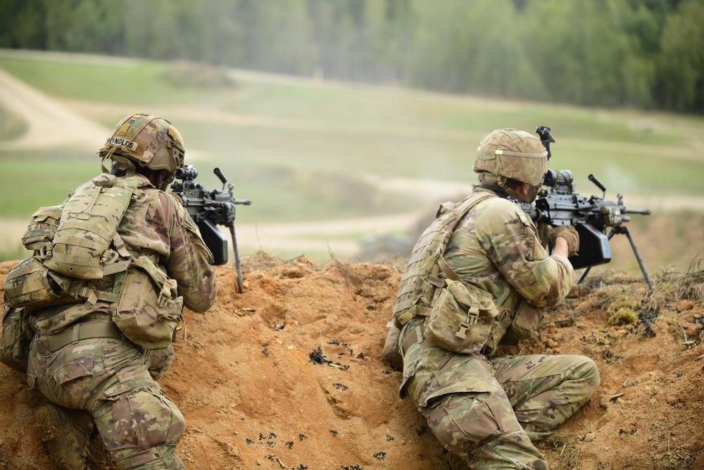 Ground Assault with Sky Soldiers Combined Arms Live Fire Exercise