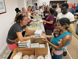 Hurricane Ian evacuees served dinner at NGIS