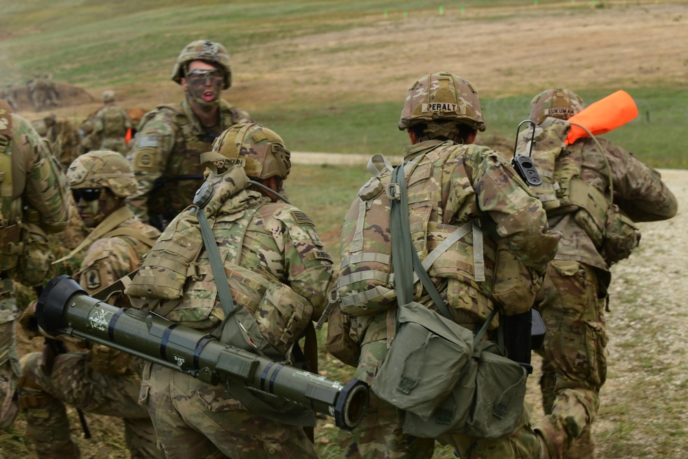 Ground Assault with Sky Soldiers Combined Arms Live Fire Exercise