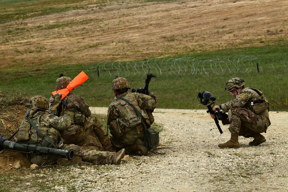 Ground Assault with Sky Soldiers Combined Arms Live Fire Exercise