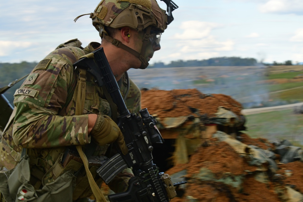 Ground Assault with Sky Soldiers Combined Arms Live Fire Exercise