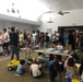 Hurricane Ian evacuees eat dinner at Naval Air Station Key West