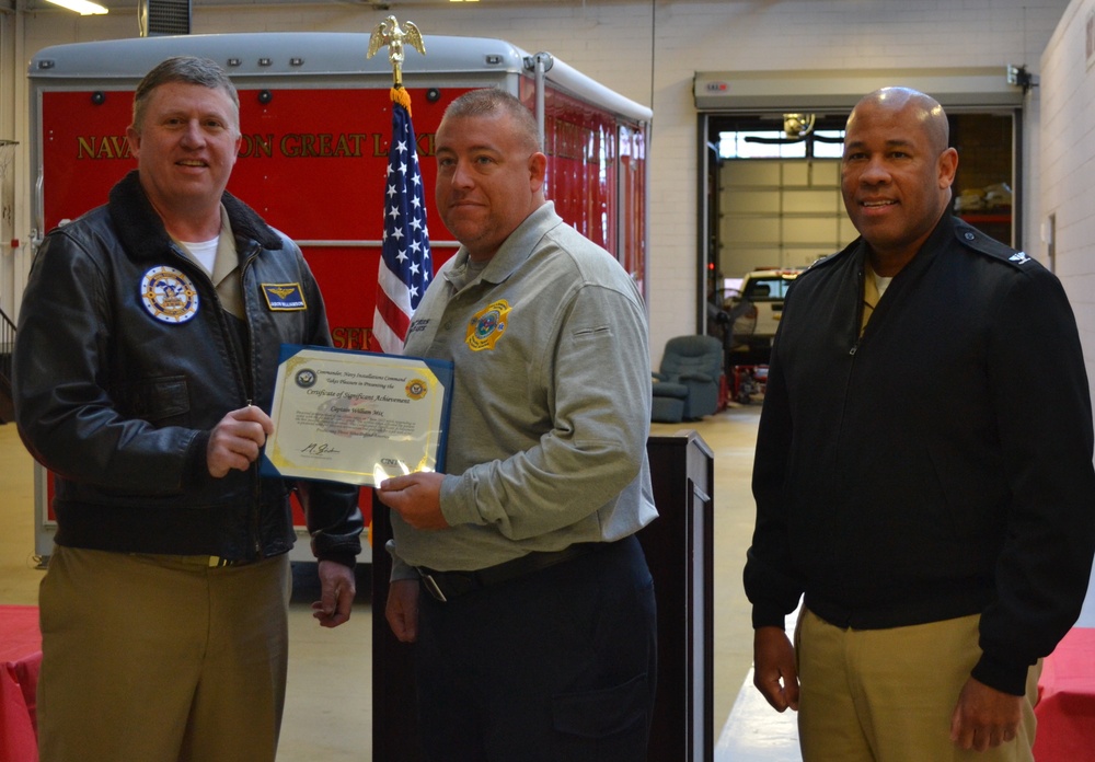 Great Lakes Firefighters Receive Awards