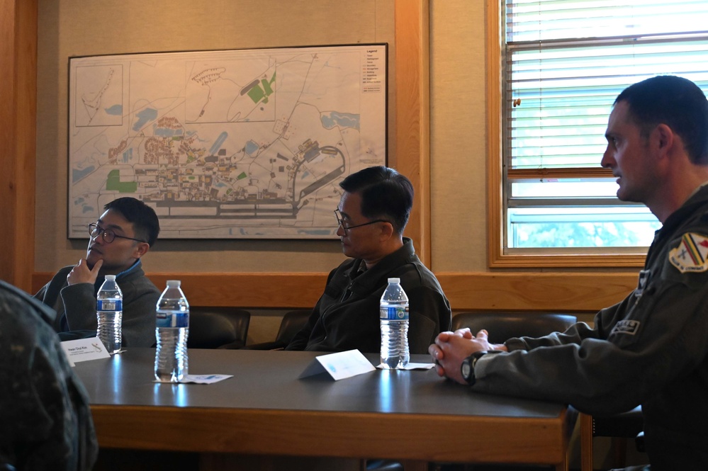 Republic of Korea Air Force leaders tour the 354th Fighter Wing