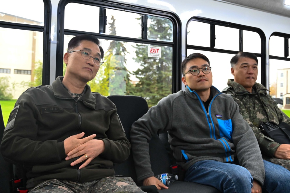 Republic of Korea Air Force leaders tour the 354th Fighter Wing