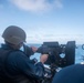U.S. Navy Sailors Participate In A Live Fire Exercise