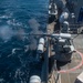 USS Wayne E. Meyer Conducts A Live Fire Exercise