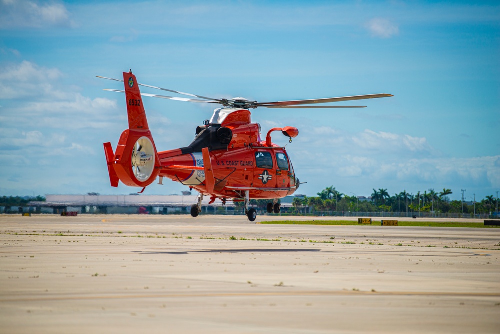 Coast Guard aircrew launches for SAR in wake of Hurricane Ian