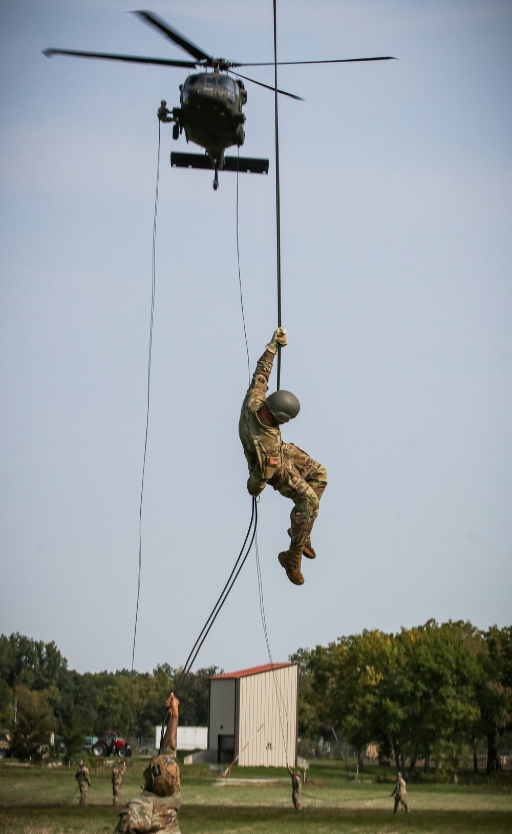 Rappel Master Course comes to Camp Dodge