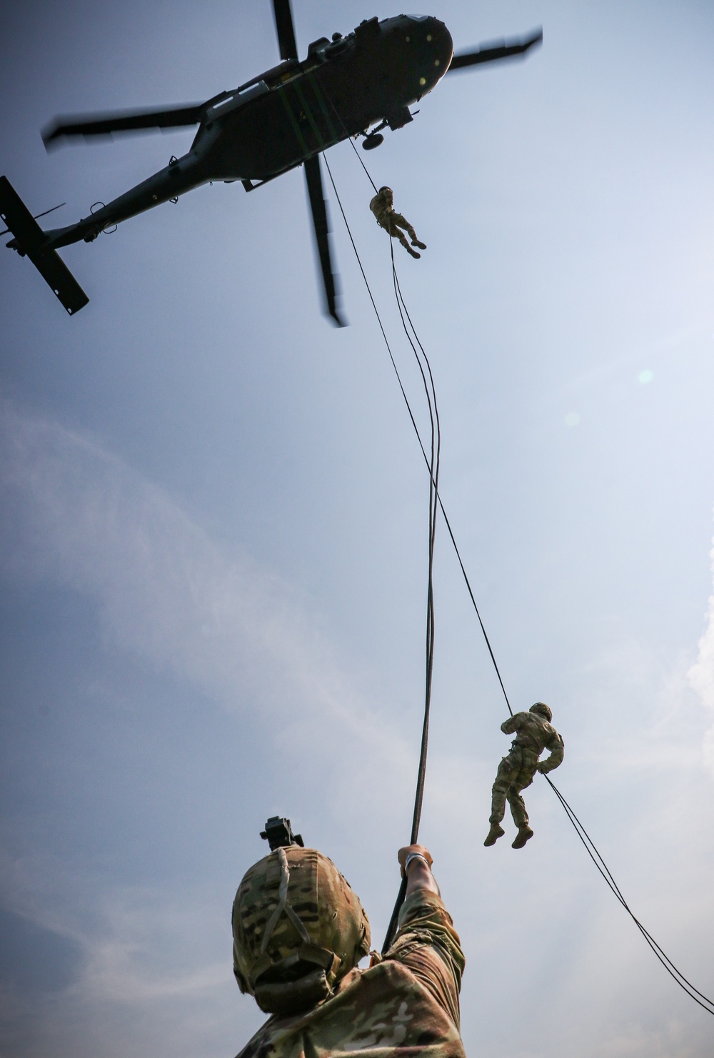 Rappel Master Course comes to Camp Dodge