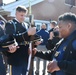 Burn survivors mingle with the 3d U.S. Infantry Regiment Drill Team