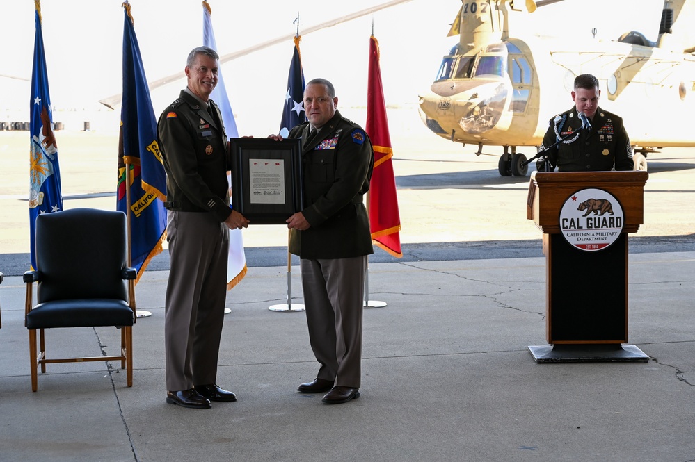 California's 46th adjutant general retires