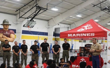 Cleveland Marines at Sports Leadership Academy
