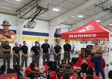 Cleveland Marines at Sports Leadership Academy