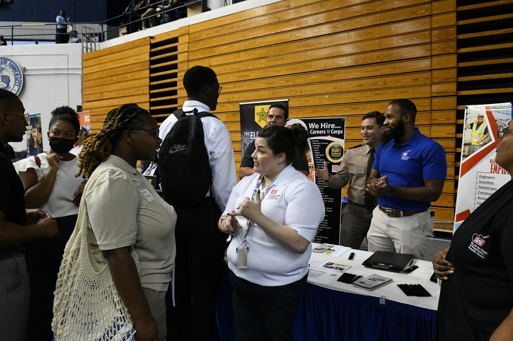 Nashville District recruits future Corps employees at TSU career fair