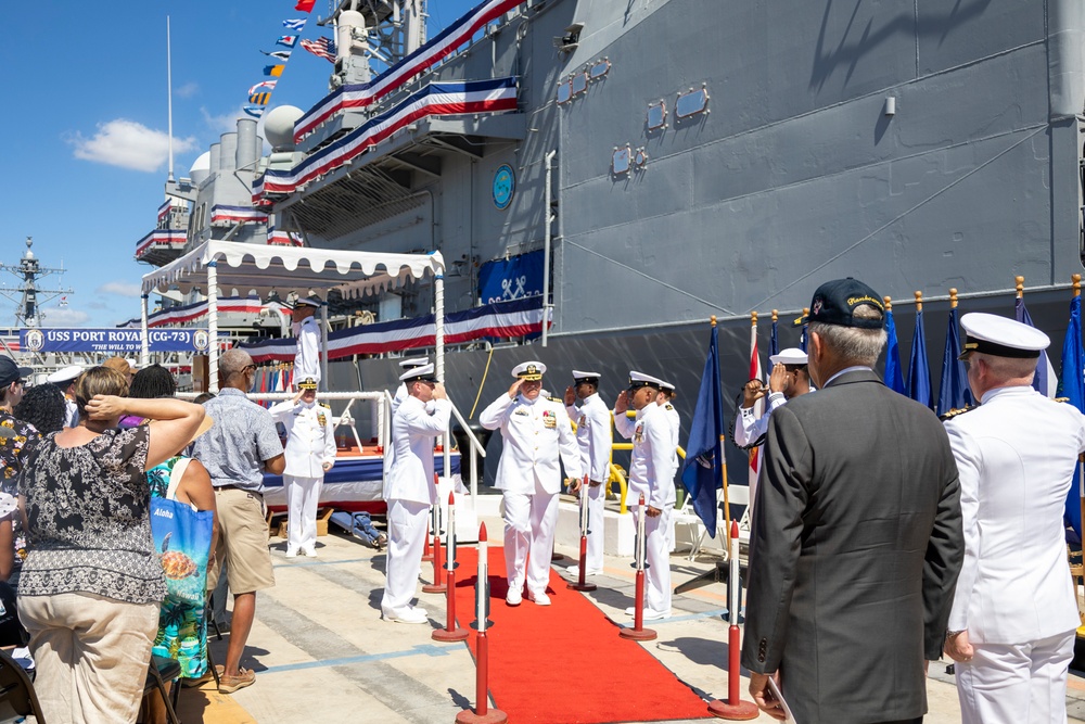 USS Port Royal Decommissioning, Joint Base Pearl Harbor-Hickam, MIDPAC