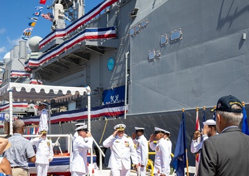 USS Port Royal Decommissions during Pearl Harbor Ceremony