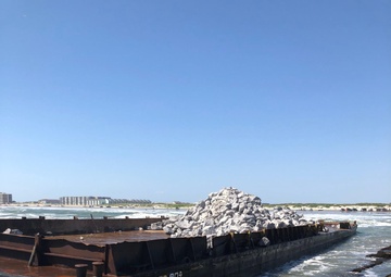 Coast Guard responds to adrift, aground barge near Corpus Christi, Texas