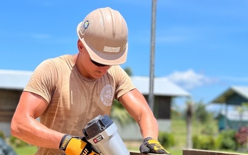 Pacific Partnership Seabees Build School in Papua New Guinea