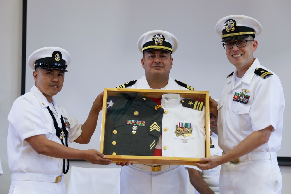 Submarine Group 7 Force Protection Officer Retires after Thirty Years of Combined Military Service