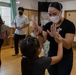 Marines Teach Suginoko Preschool Students English