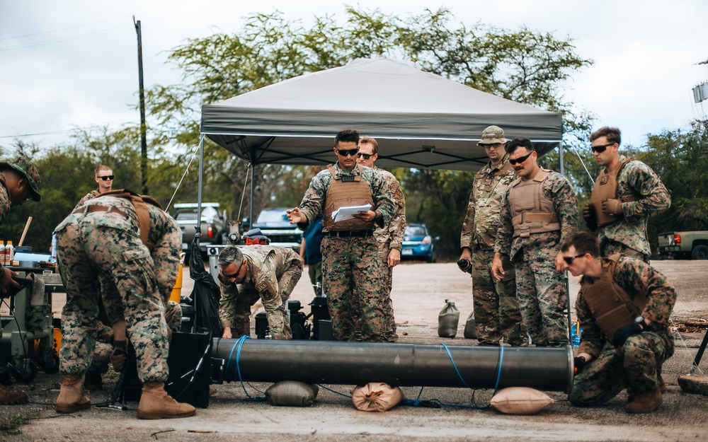 3d MLR EOD Marines Conduct Joint Training Exercise