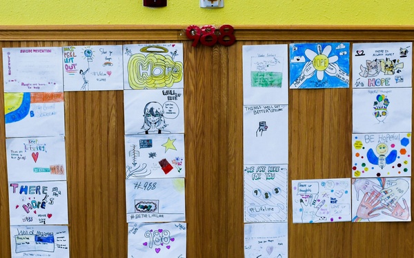 There is HOPE against the wall