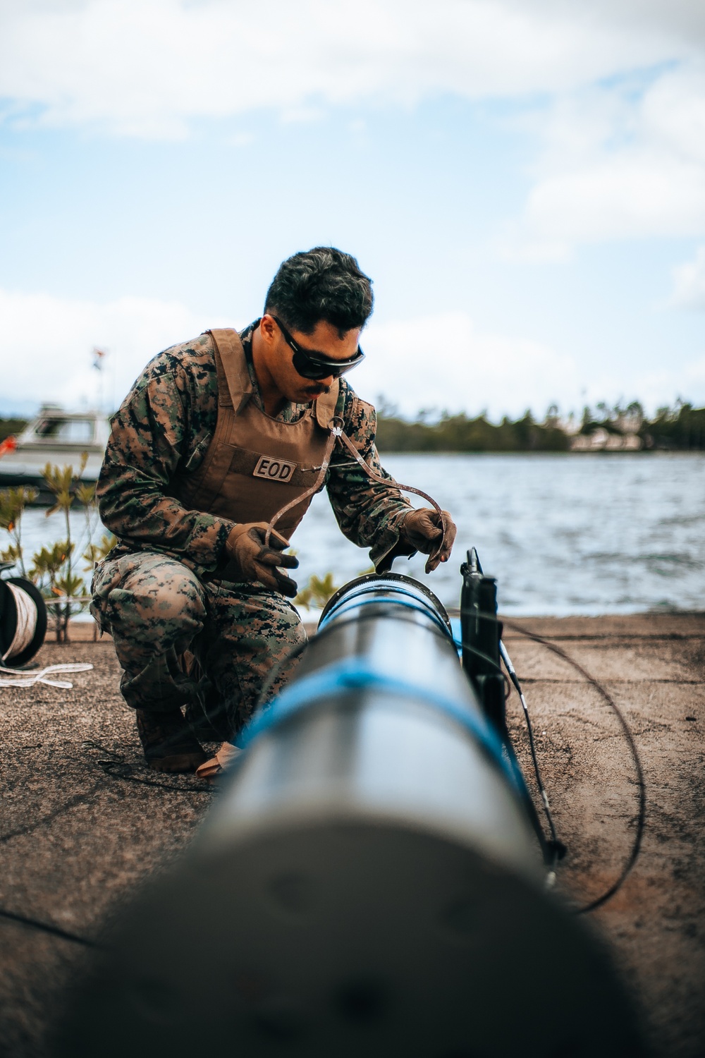 3d MLR EOD Marines Conduct Joint Training Exercise