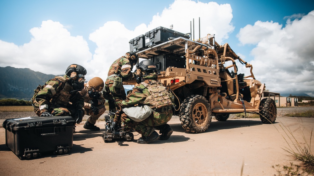 3d MLR EOD Marines Conduct Joint Training Exercise