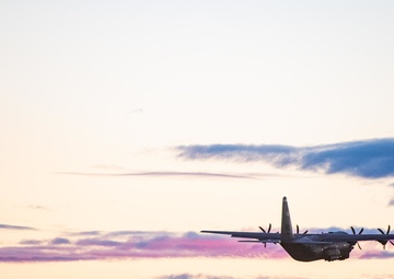 C-130s take off for night sortie during ADR 22-4
