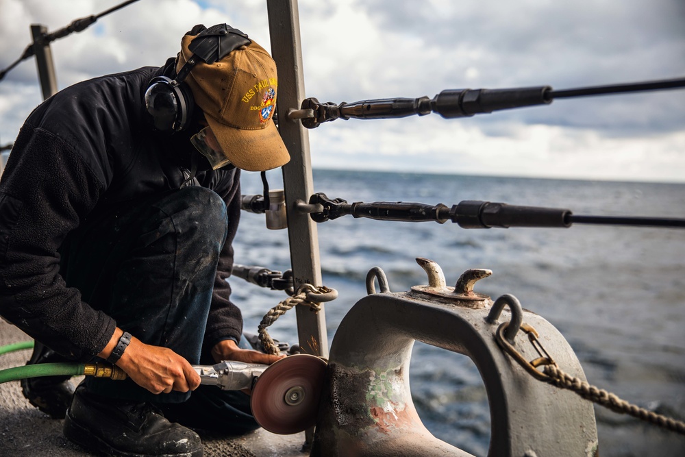 USS Paul Ignatius (DDG 117) Sailors Conduct Daily Operations