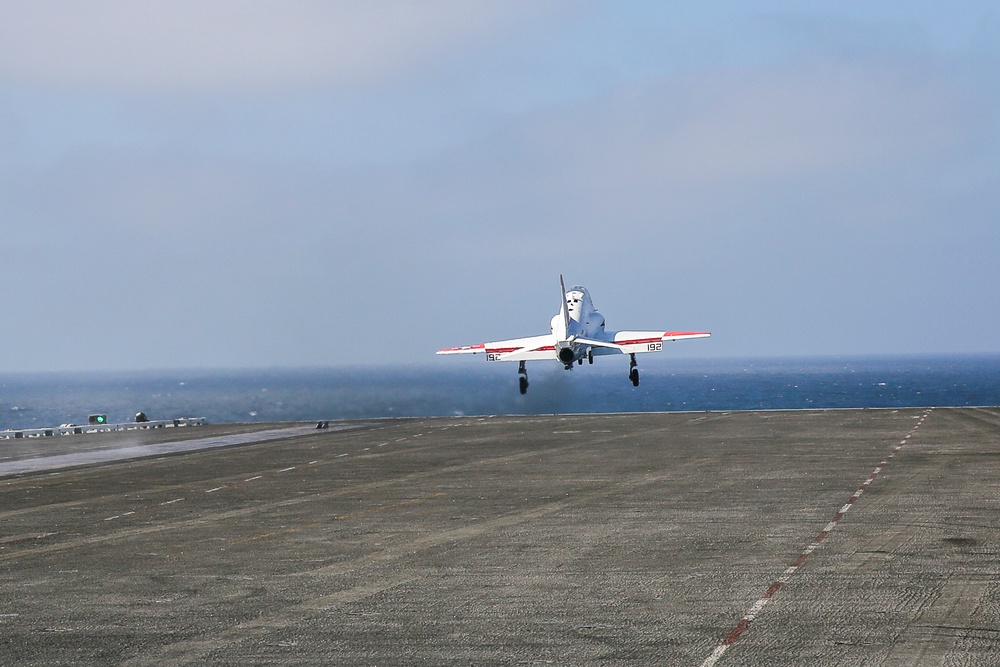 Abraham Lincoln conducts flight operations